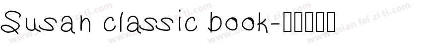 Susan classic book字体转换